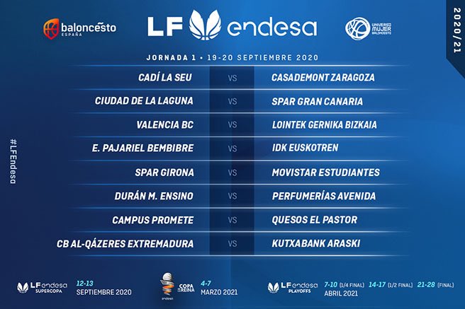 Calendario Liga Femenina Endesa